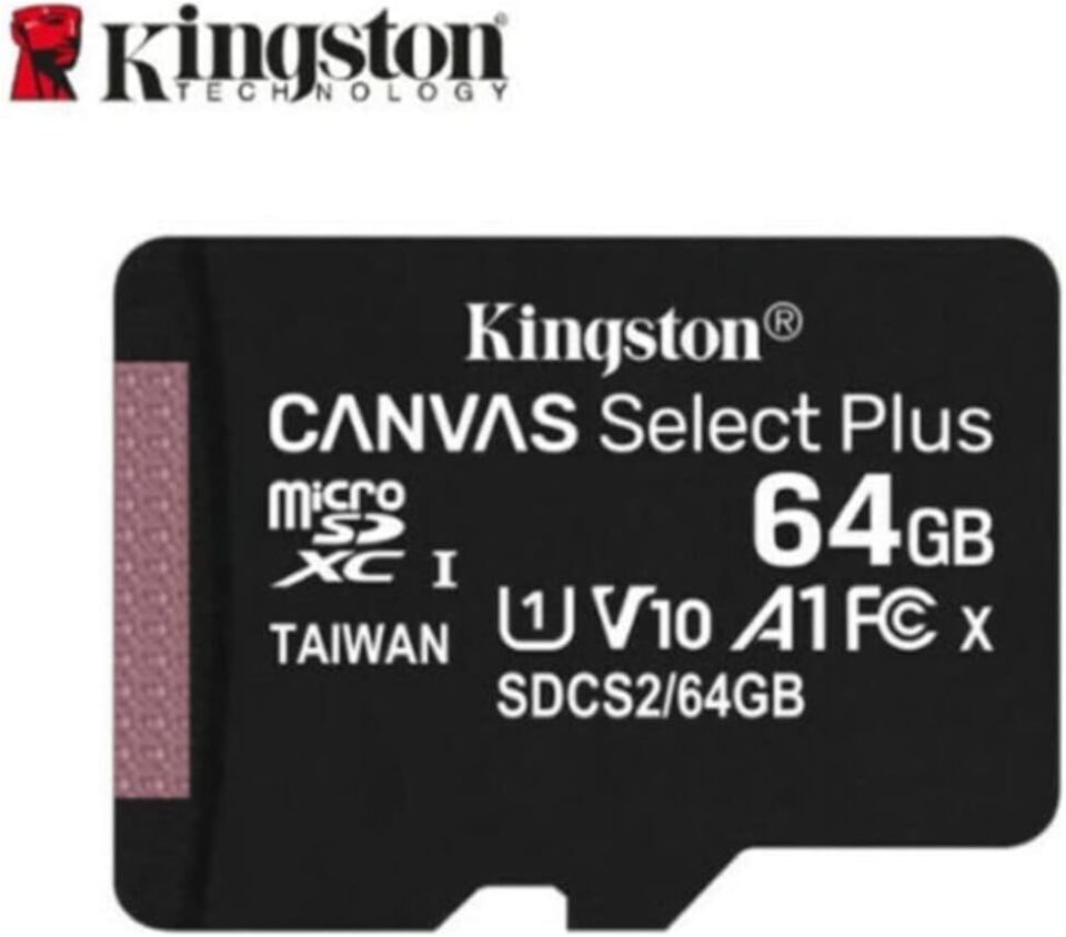 Kingston MicroSDXC Canvas Select Plus 64GB Hafıza Kartı