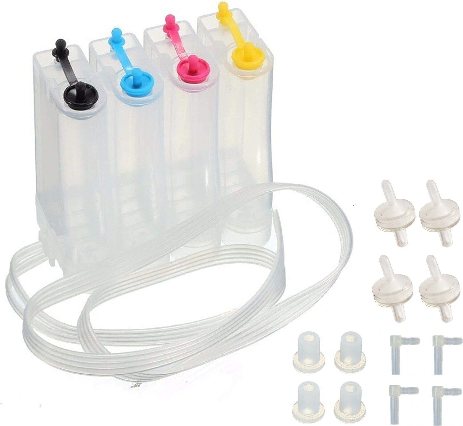 Bitmeyen Kartuş Tankı Şeffaf Boş Tank Mürekkep Besleme Sistemi