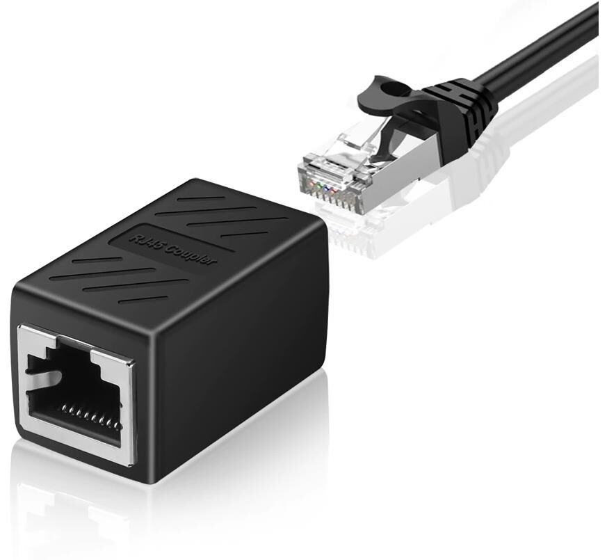 Cat5 6 Dişi Kablo Ekleyici Uzatma Uzatıcı Rj45 Ek Birleştirici Ara Adsl Gigabit 4608