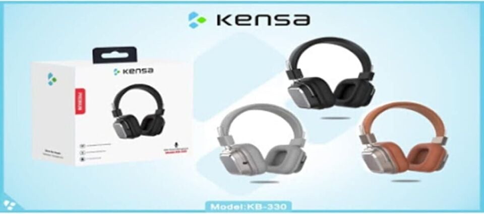 Kensa Bluetoothlu Kulaklık Kahverengi