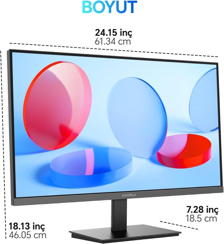 KOORUI 27 inç Monitör Full HD