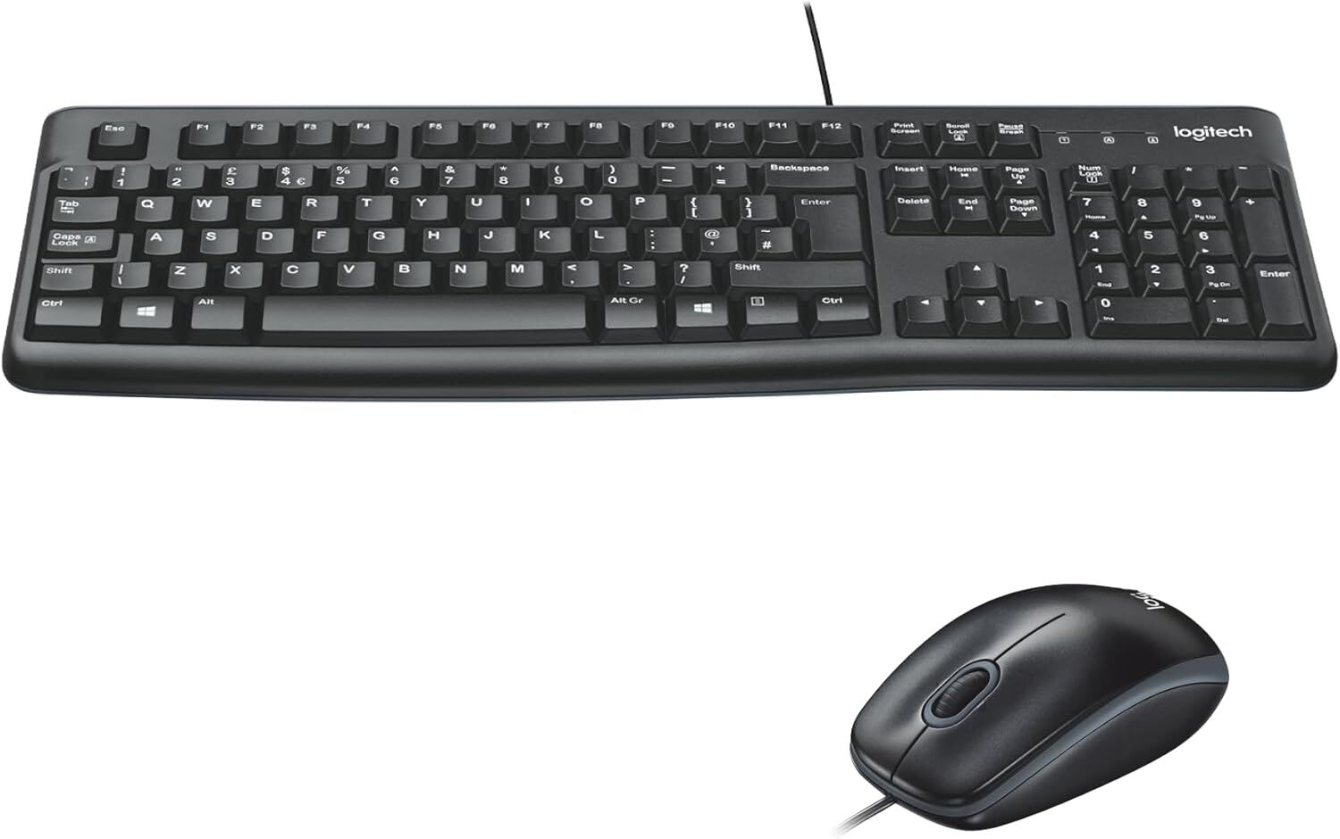 Logitech MK120 USB Kablolu Klavye Mouse Seti