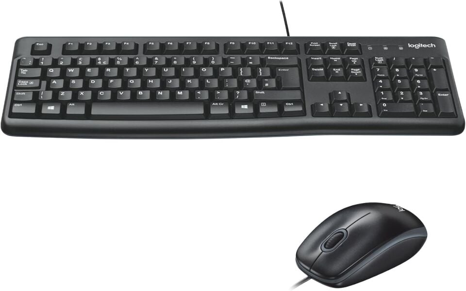 Logitech MK120 USB Kablolu Klavye Mouse Seti