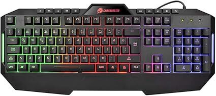 GameBooster G59K ''Frontier'' Rainbow Aydınlatmalı Membrane Oyun Klavyesi