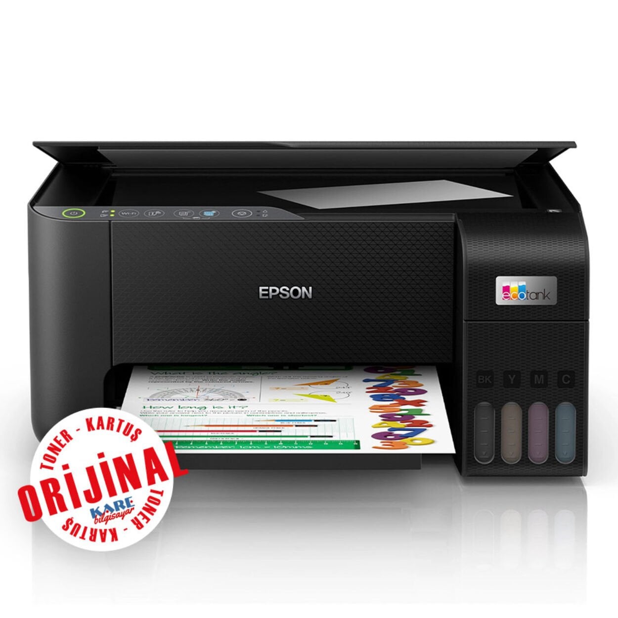 EPSON L3250 EcoTank WiFi, Direct WiFi, Yazıcı, Tarayıcı,Fotokopi, A4, USB