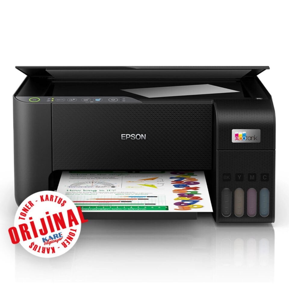 EPSON L3250 EcoTank WiFi, Direct WiFi, Yazıcı, Tarayıcı,Fotokopi, A4, USB